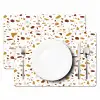 Terrazzo -  Patroon - Wit - Urban Placemat vinyl groot 368 -zzsfeer2_Kitchenyeah-website