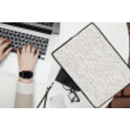 Schubben - Wit - Elegant laptophoes neopreen klein 279 -bureau