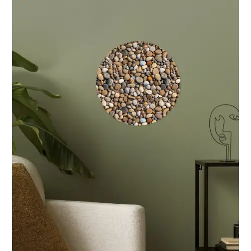 Licht - Stenen - Rust Wandcirkel behangsticker klein 186 -sfeer2