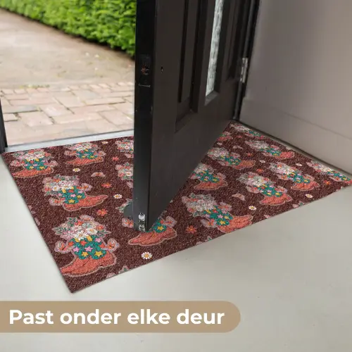 Donker - Cowboy - Laars - Patroon Deurmat klein 898 -USP_NL