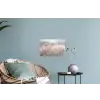 Graspluimen - Wind - Beige - Mistig Muursticker klein -plant