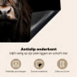 Nachtwacht van de Hooglanden Inductie beschermer vinyl 3mm middel -sfeer4
