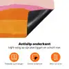 Heuvels - Oranje - Zon - Abstract Inductie beschermer vinyl 3mm klein -zzzzzzz-td-onderkant