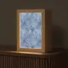 Modern - Abstract - Blauw Light Box met kabel (Tafellamp) klein 925 -z3d_website