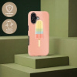 Waterijsje - Pasteltinten - Minimalistisch Toughcase MagSafe Apple iPhone 17 klein -USP_PrintM_DE