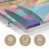 Landschap - Paars - Pastel - Huizen plexiglas 5mm klein -sfeer2