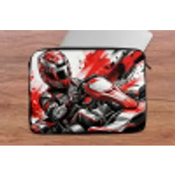 Kart - Coureur - Snelheid - Rood laptophoes neopreen klein -tafel