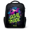 Neon - Graffiti - Voetbal - Kleurrijk Rugzak - Zwart middel -3d