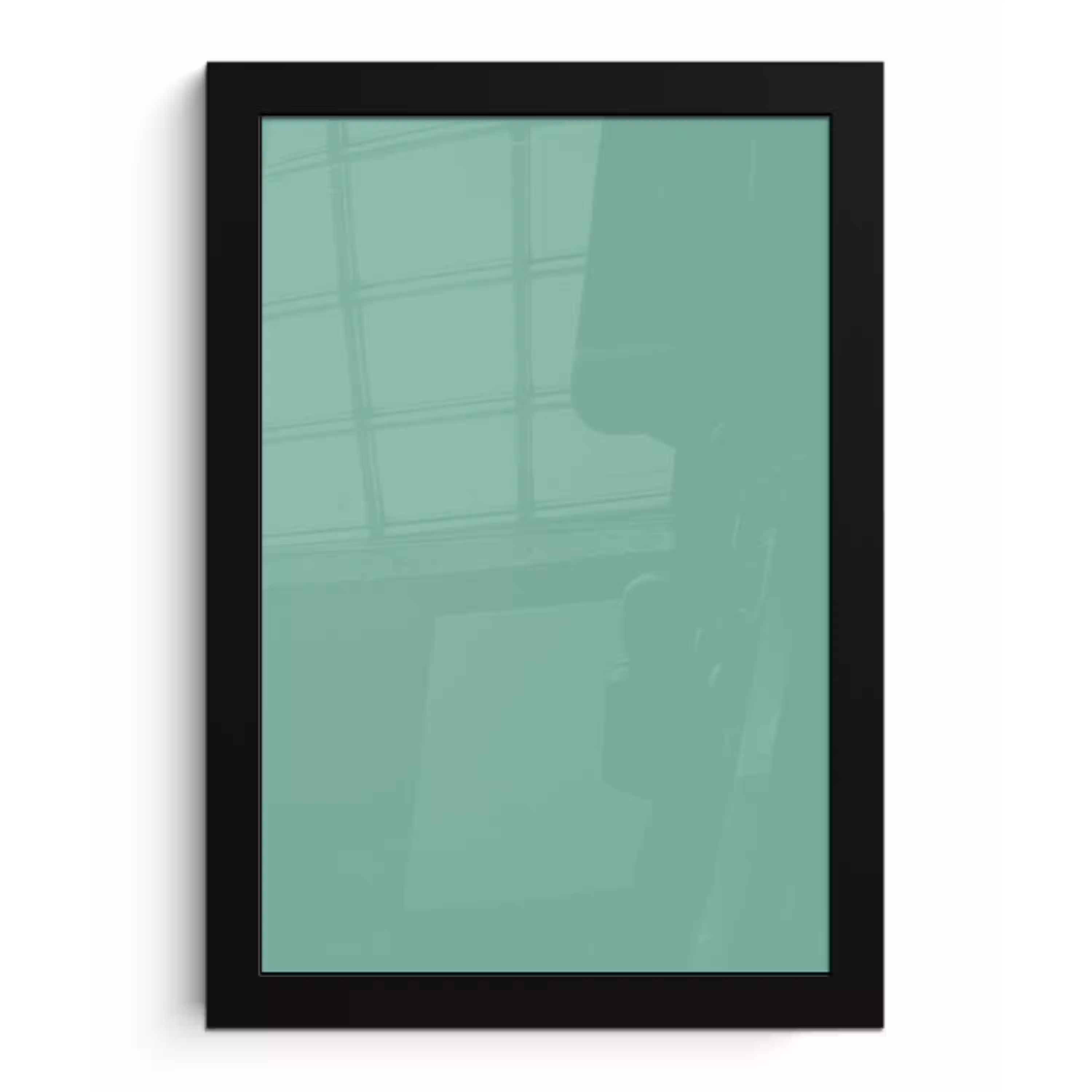 Ocean - Jade - Groen fotolijst zwart zonder passe partout klein 224 -3d