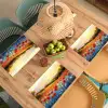 Klaproos - Bloemenveld - Kleurrijk Placemat vinyl groot -zzsfeer5_Kitchenyeah-website
