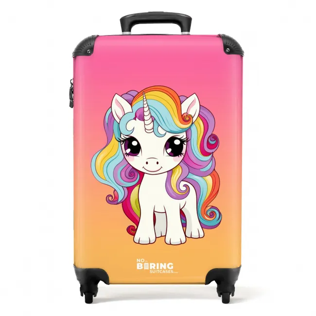 Regenboograkkertje NBS - Handbagage koffer - Unisex middel -productfoto_recht