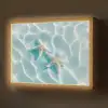 Zeesterren - Golvend water - Rustgevend Light Box met batterij (Wandlamp) middel -z3d_website