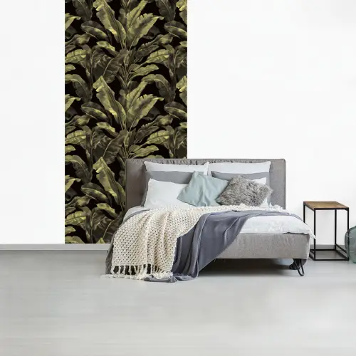 Botanisch - Bladeren - Groen fotobehang vinyl groot 64 -slaapkamer