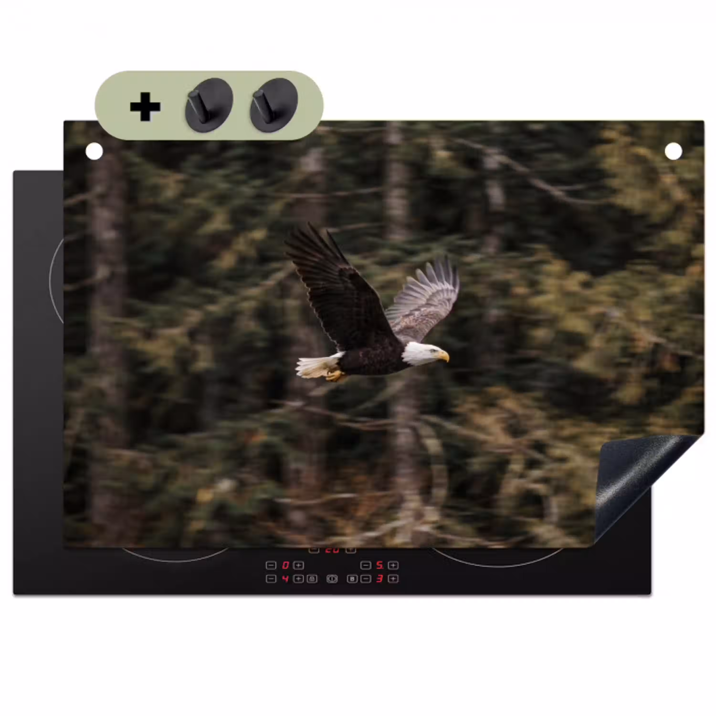Zeearend - Vliegen - Bos - Natuur Inductie beschemer met haakjes klein -3d
