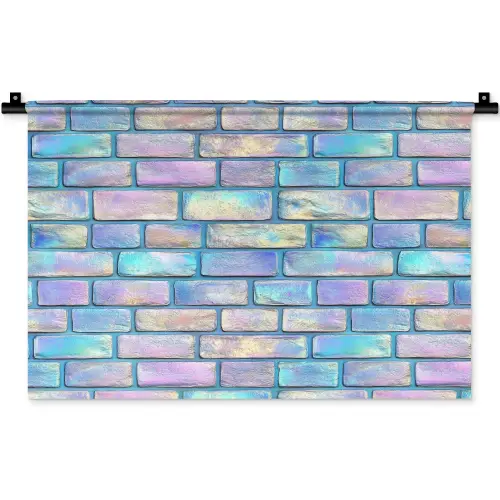 Regenboog - Glans - Steen Wandkleed katoen klein 269 -zz3d