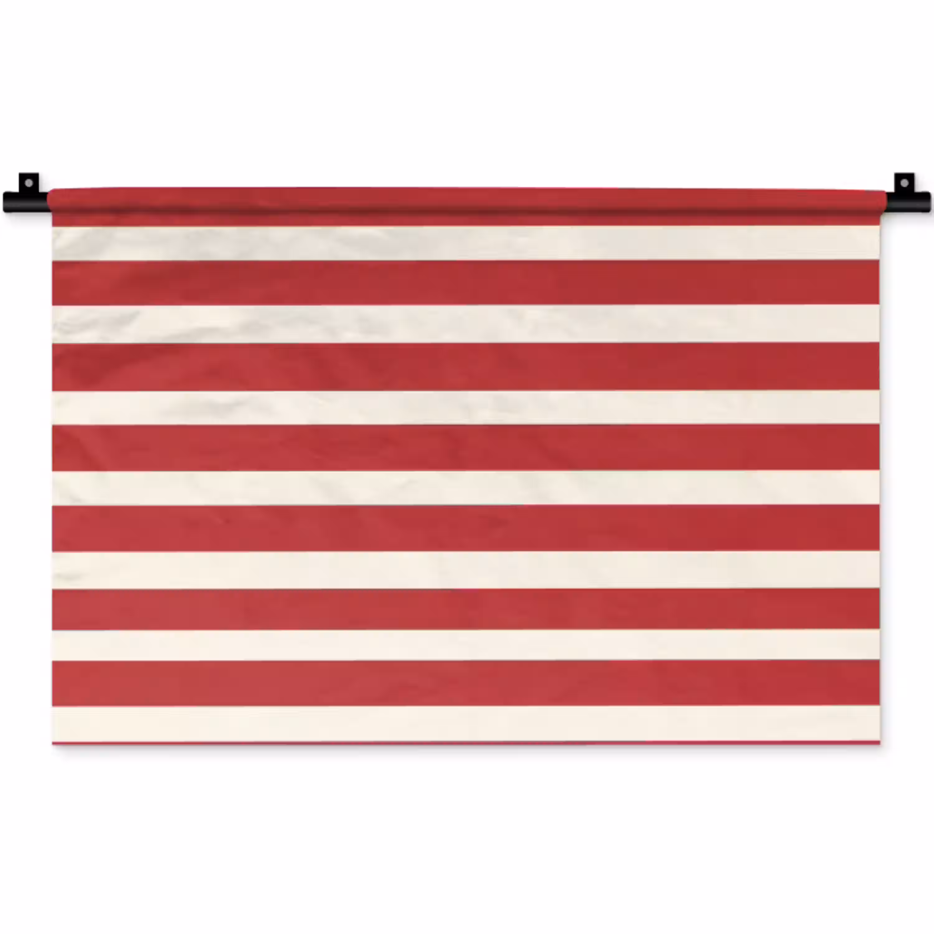 Strepen - Patroon - Rood Wandkleed katoen klein 269 -zz3d