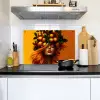 Vrouw - Citroenen - Bloesem - Geel Inductie beschemer met haakjes klein -sfeer2