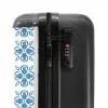 Zomer tegel print blauw NBS - Handbagage koffer - Kinderen Unisex middel -slot