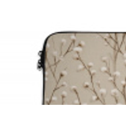 Katoen - Natuur - Taupe laptophoes neopreen klein 279 -detail