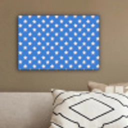 Sterren - Patroon - Blauw canvas 2cm klein 34 -sfeer3