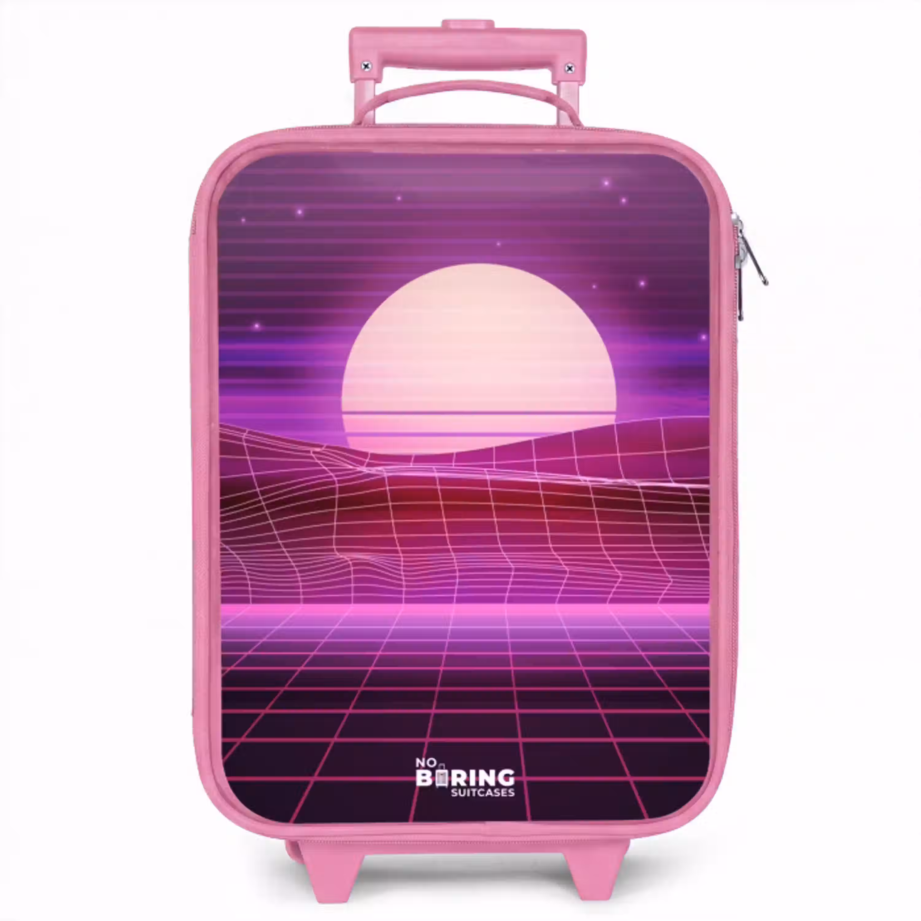 Rasterlandschap met zon Kinderkoffer - Roze klein -zzz_website3d