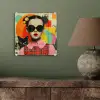 Meisje - Zonnebril - Kat - Retro plexiglas 5mm klein -sfeer3