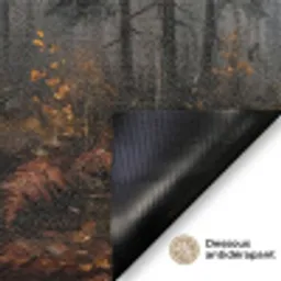 Bospad - Herfstbladeren - Natuur - Schilderachtig - Oranje Deurmat klein -antislip_FR