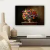 Kleur - Bloemen - Vintage - Bloemenvaas canvas 2cm klein -sfeer6