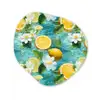 Citroen - Bloemen - Bruisend - Water Wandcirkel Organisch Forex 3mm klein 629 -3d