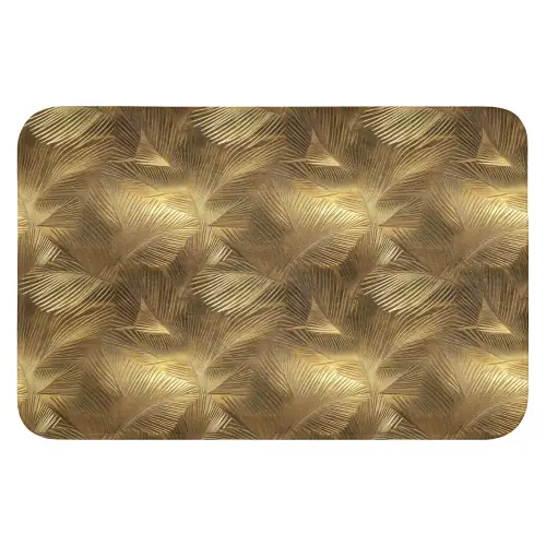 Palm - Waaier - Goud WCmat klein 1009 -3d