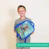 Voetbal - Jongen - Stadion - Elektrisch Kinderrugzak - Blauw middel -sfeer1_NL