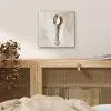 Lepel - Verf - Zilver aluminium wit klein -sfeer3
