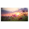 bloemen-roze-zonsondergang-natuur-weide-horizon Muismat XXL klein -3d_leeg