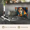 Portret - Abstract - Vormen keuken achterwand spatscherm klein -usp_NL
