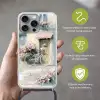 Fiets - Pastelkleuren - Bloemen Hoesje iPhone 16 Pro Max met koord klein -sfeer2_NL