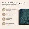 Oeroude Groene Marmerdiepten Inductie beschermer vinyl 3mm middel -vsfeer2_ENG