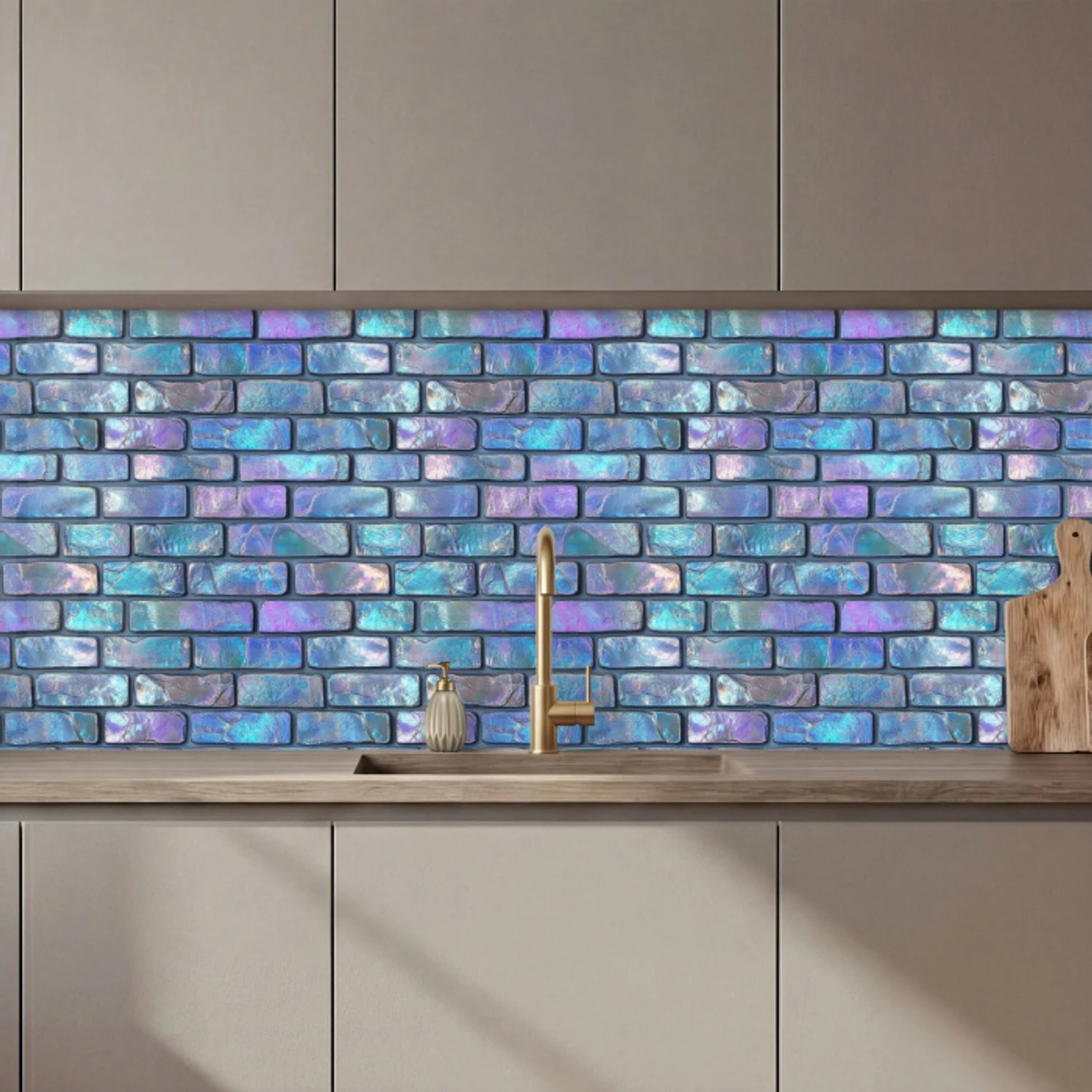 Muur - Iriserende - Kleuren keuken achterwand 2 middel 871 zz_3dshopping