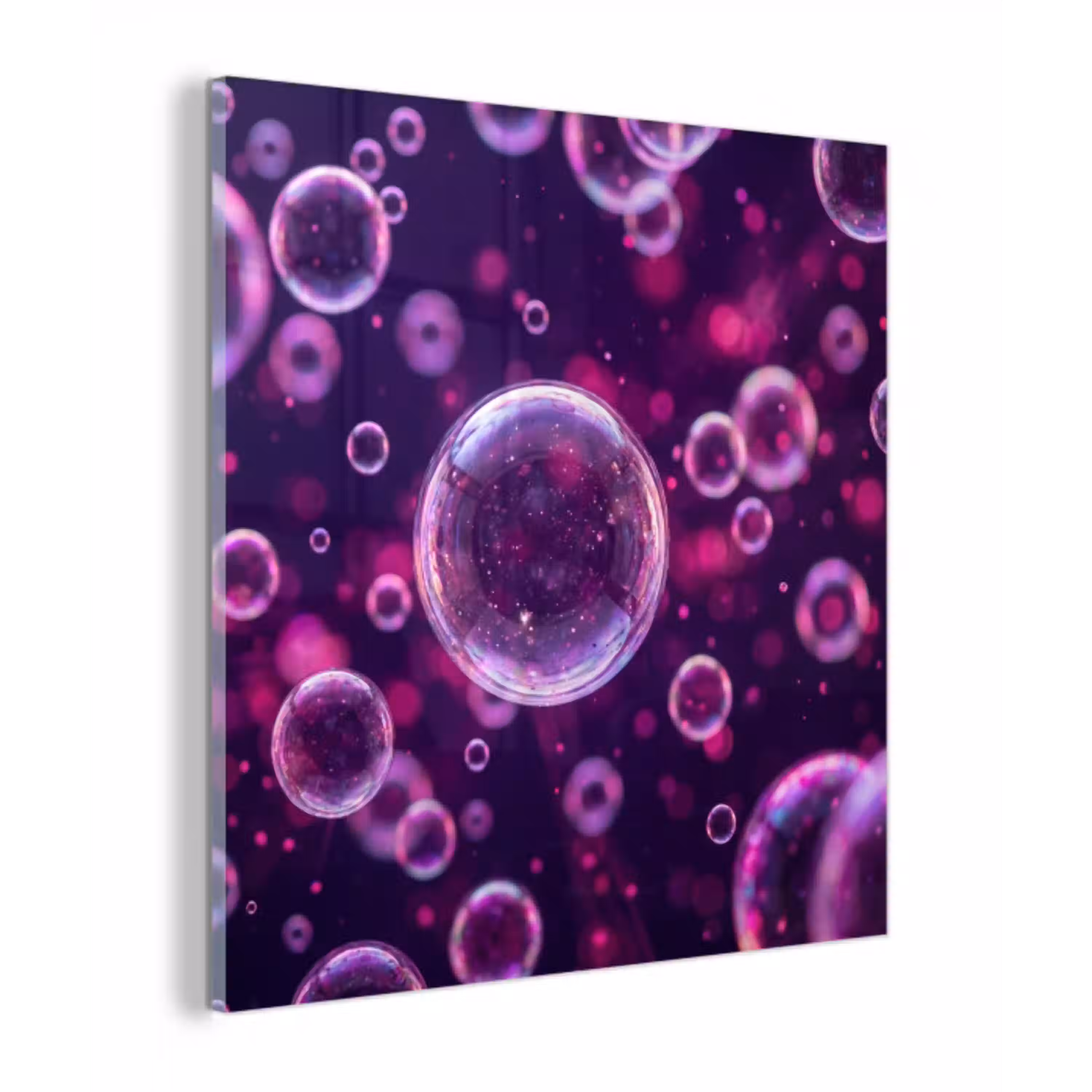 Paars - Bubbels - Schuim plexiglas 5mm klein -z3d