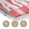 Amor - Strepen - Rood - Roze plexiglas 5mm klein -sfeer2