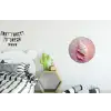Schelp - Pastel - Pink Wandcirkel aluminium klein -kinderkamer