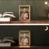 Mona - Klassiek - Roze Light Box met kabel (Tafellamp) klein -sfeer3