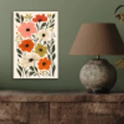 Veldbloemen - Stengels - Blaadjes - Groen aluminium wit klein -sfeer2