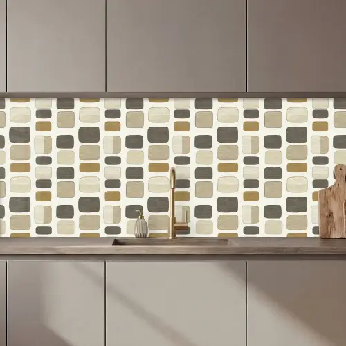 Blokken - Vintage - Grijs keuken achterwand 2 middel 871 zz_3dshopping