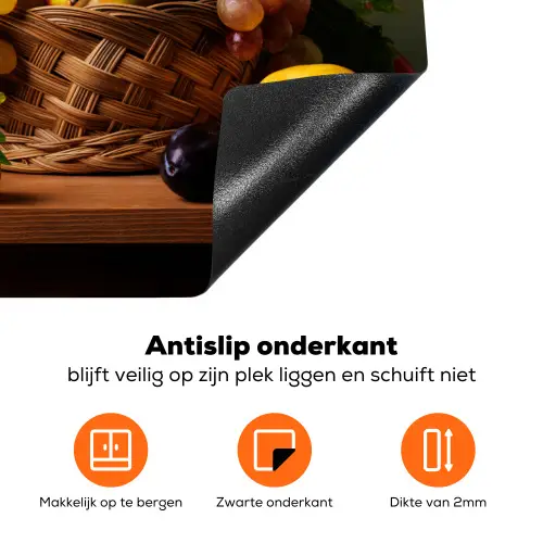 Vruchten van de Nazomer Inductie beschermer vinyl 3mm klein -zzzzzzz-td-onderkant