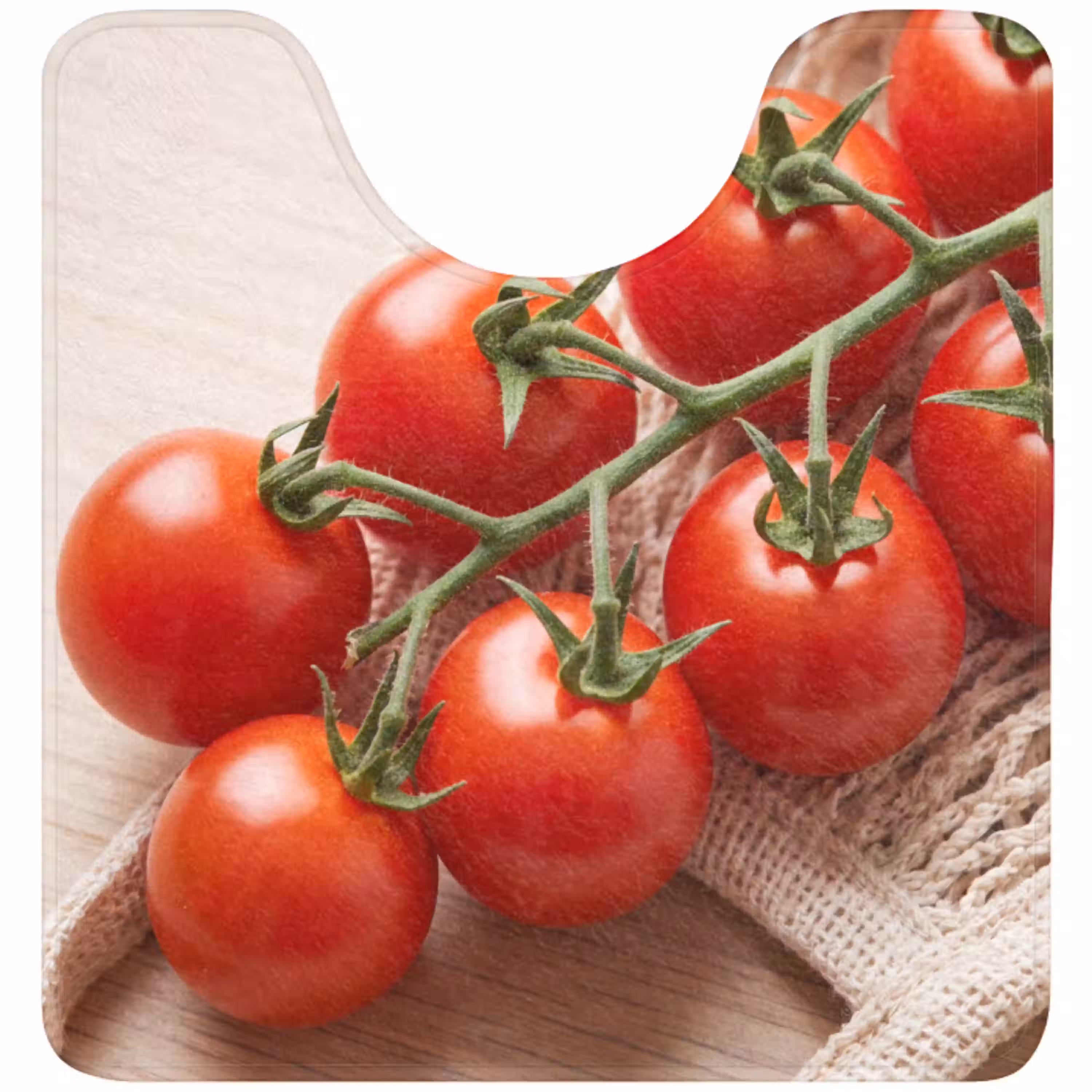 Tomaten - Vers - Eten WCmat U-uitsnede middel -3d
