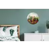 Stilleven - Kruiden - Specerijen - Fruit - Kleurrijk Wandcirkel aluminium klein -slaapkamer