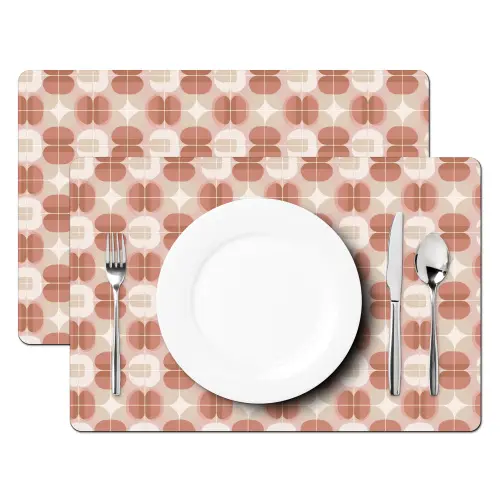 Retro - Klassiek - Roze Placemat vinyl groot 368 -zzsfeer2_Kitchenyeah-website