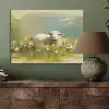 Schaap - Weide - Groen PET vilt klein -sfeer2