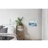 Winterlandschap - Natuur - Berg - Bomen - Sneeuw textielposter latten blank klein -woonkamer
