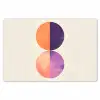 Abstract - Cirkels - Paars Placemat vinyl groot -zzsfeer1_Kitchenyeah-website